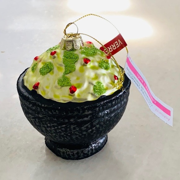 Anthropologie Other - Holly Guacamole Food Glass Ornament Taco